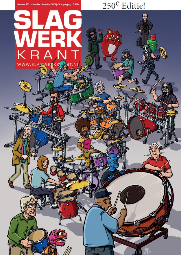 Poster Slagwerkkrant 250 op A2 formaat (59,4 x 42 cm)