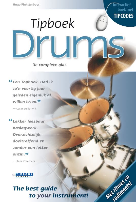 Tipboek Drums t.w.v.  17,50