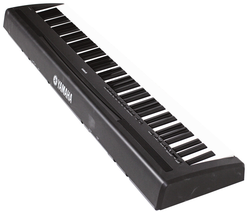 L85 Support de piano numérique compatible avec clavier Yamaha  P71//P45/P-125/P-128/P35, en bois, noir