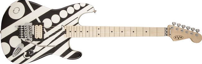 De EVH Stripe Serie Circles gitaar