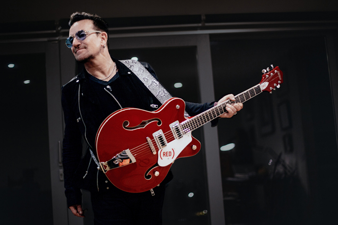 Nieuwe Gretsch signature voor Bono
