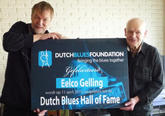 Eelco Gelling in de Dutch Blues Hall of Fame