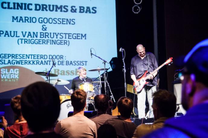 Verslag ritmesectieclinic Triggerfinger's Mario Goossens en Paul van Bruystegem