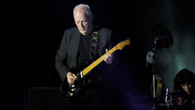 David Gilmour in de Royal Albert Hall, Londen, 23 september 