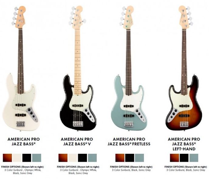 Fender 2017 American Professional Series