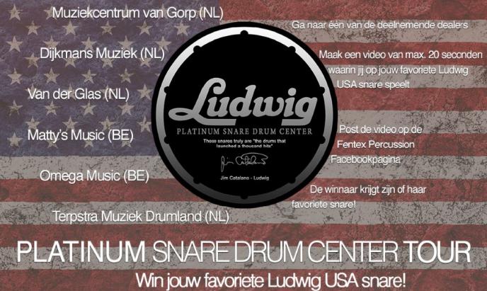 Win een Ludwig USA snaredrum!