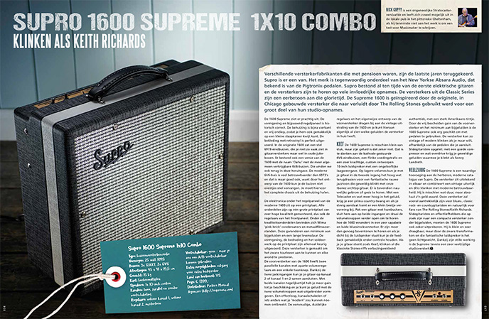 Supro 1600 Supreme gitaarcombo