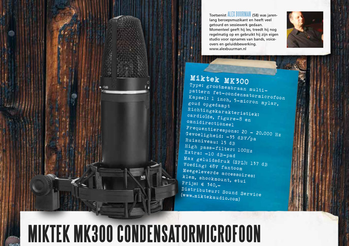 Miktek MK300 condensatormicrofoon