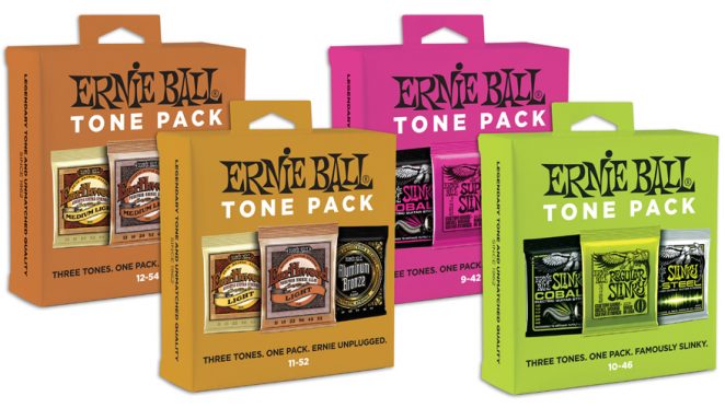 Ernie Ball presenteert String Tone Packs