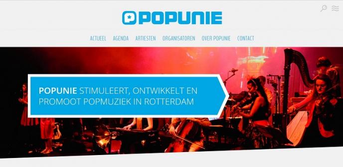 Nieuwe website Popunie Rotterdam
