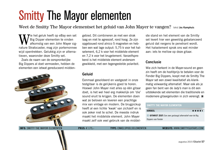 Smitty The Mayor elementen