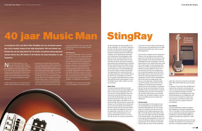 40 jaar Music Man StingRay