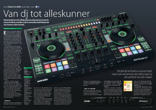 Roland DJ-808 dj-controller/mixer