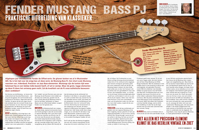 Fender Mustang Bass PJ