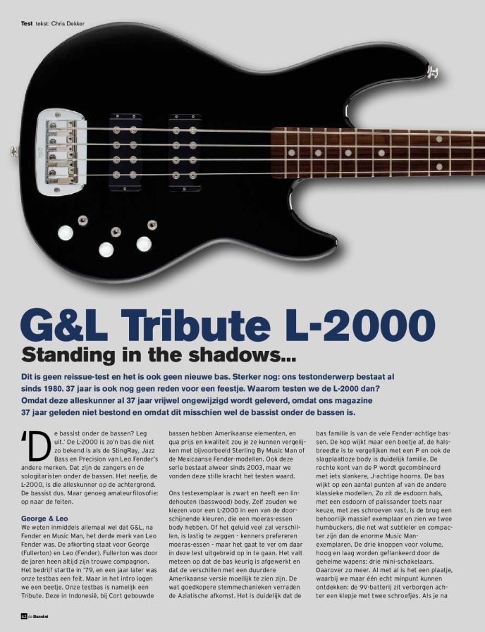 G&L Tribute L-2000