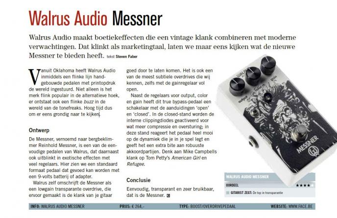 Walrus Audio Messner - test uit Gitarist 300