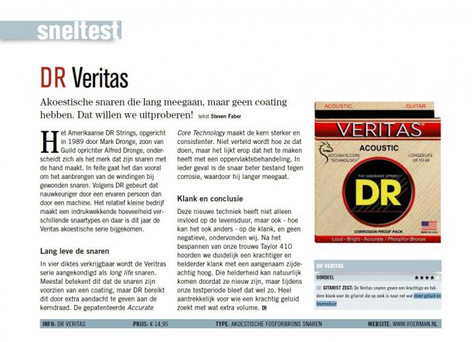 DR Veritas - test uit Gitarist 301