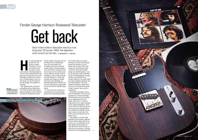 Fender George Harrison Rosewood Telecaster - test uit Gitarist 321