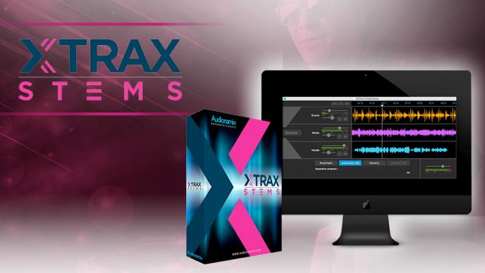 Xtrax Stems audiosplitting software gratis bij abonnement Interface