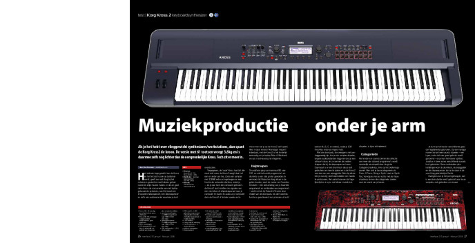 Korg Kross 2 keyboardsynthesizer