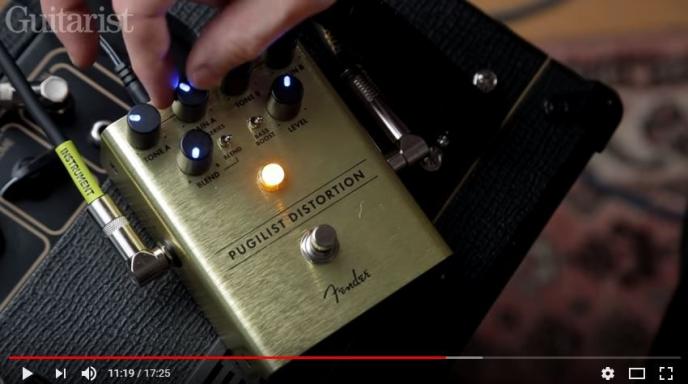 Video bij de test in Gitarist 329: Fender effectpedalen 