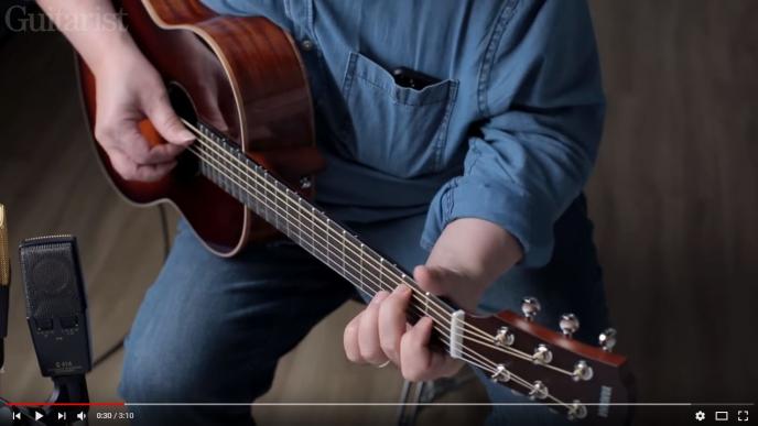 Video bij de Yamaha test in Gitarist 330 