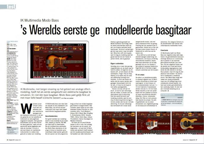 IK Multimedia Modo Bass - test uit Gitarist 319