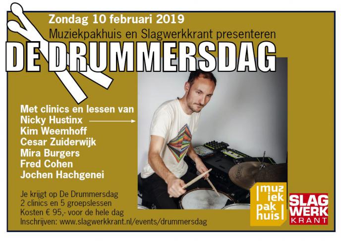 De Drummersdag in Amsterdam, zondag 10 februari 2019