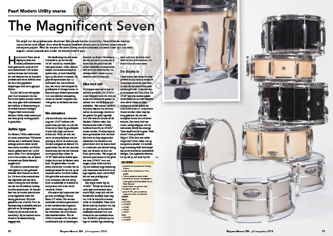Pearl Modern Utility snaredrums