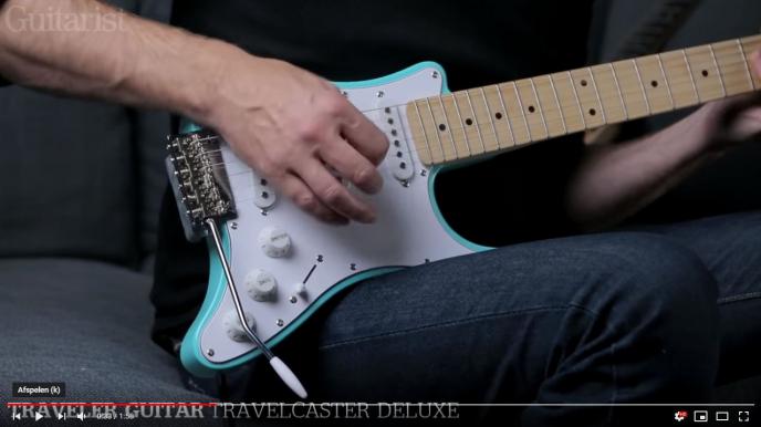 Video bij de Traveler Guitar test in Gitarist 335