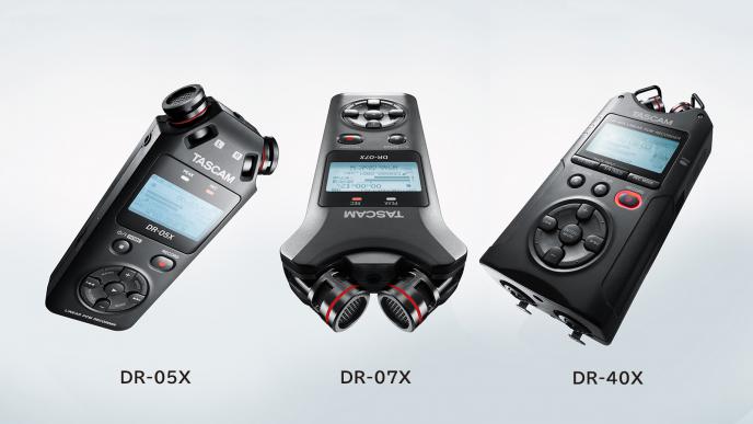 NAMM Beursnieuws 42 Tascam DR-X portable recorders