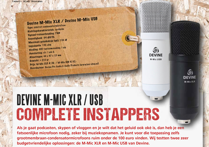 Devine M-mic XLR/USB
