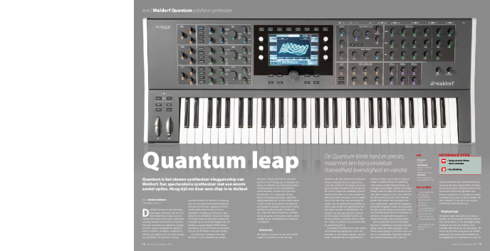 Waldorf Quantum polyfone synthesizer