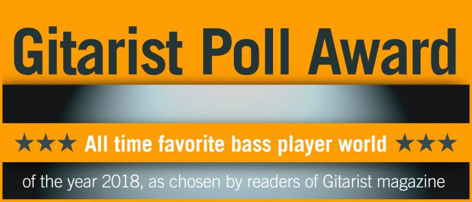 Gitarist Poll - Uitslag 2018: ALL TIME FAVORITE Bassist - Wereld