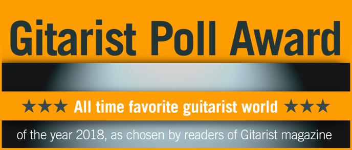 Gitarist Poll - Uitslag 2018: ALL TIME FAVORITE Gitarist - Wereld
