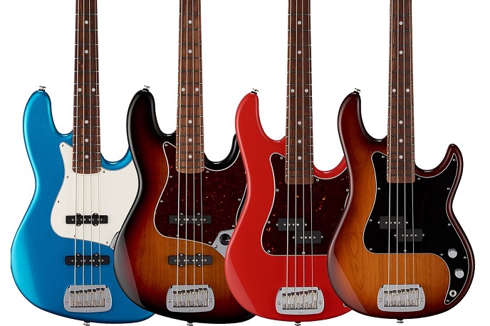 G&L introduceert de Fullerton Deluxe Bass Series