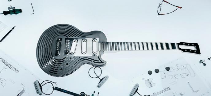 Onverwoestbare gitaar van Sandvik