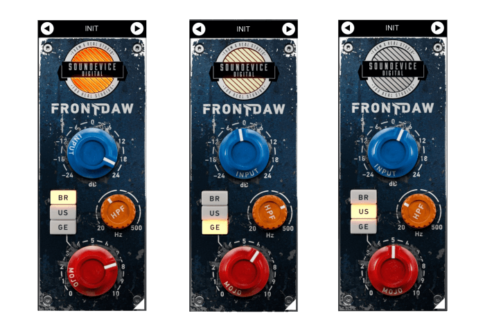 Soundevice Digital Front DAW plug-in