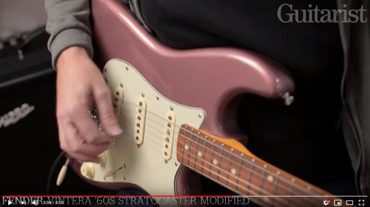 Video bij de Fender Vintera Modified test in Gitarist 344 