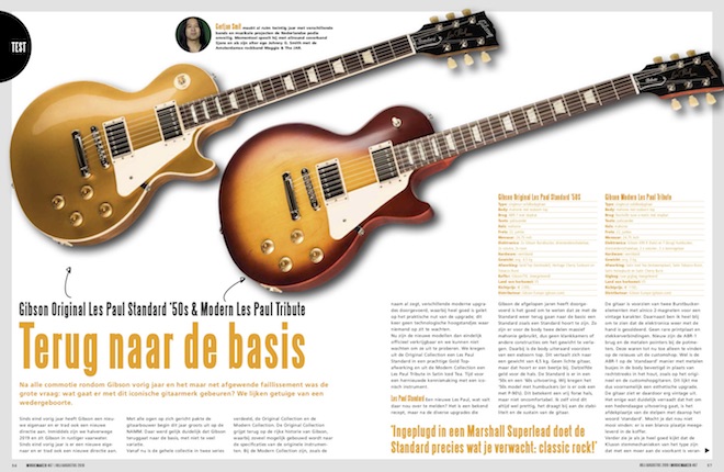 Gibson Original Les Paul Standard 50s & Modern Les Paul Tribute