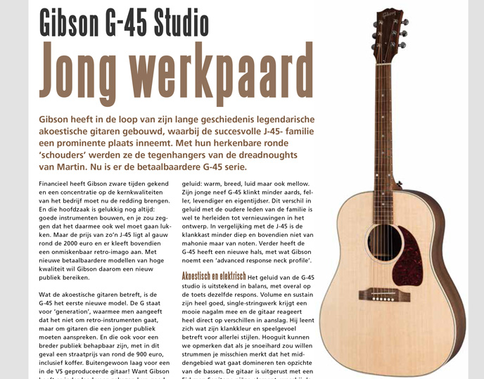 Gibson G-45 Studio