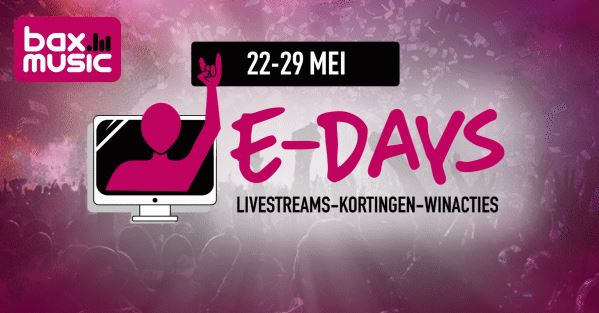 Bax Music e-Days online event 22-29 mei - de Musicmaker-selectie