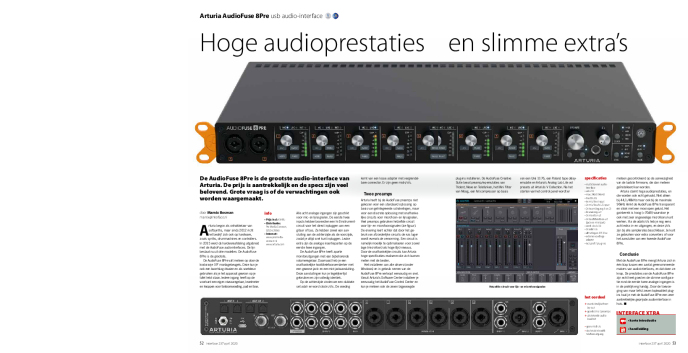 Arturia AudioFuse 8Pre usb audio-interface