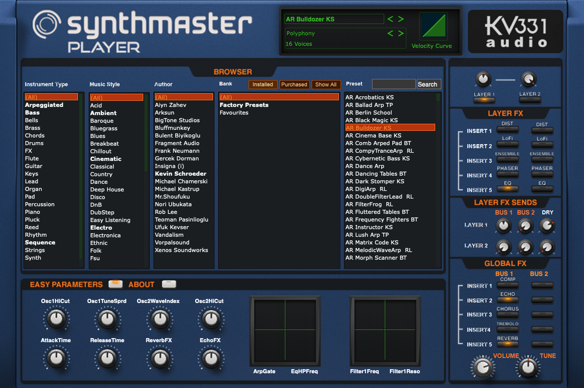 KV331 Audio SynthMaster Player