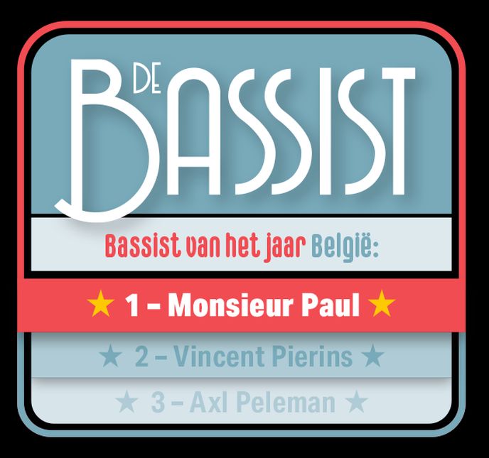 Beste bassist van het jaar Belgie - Monsieur Paul