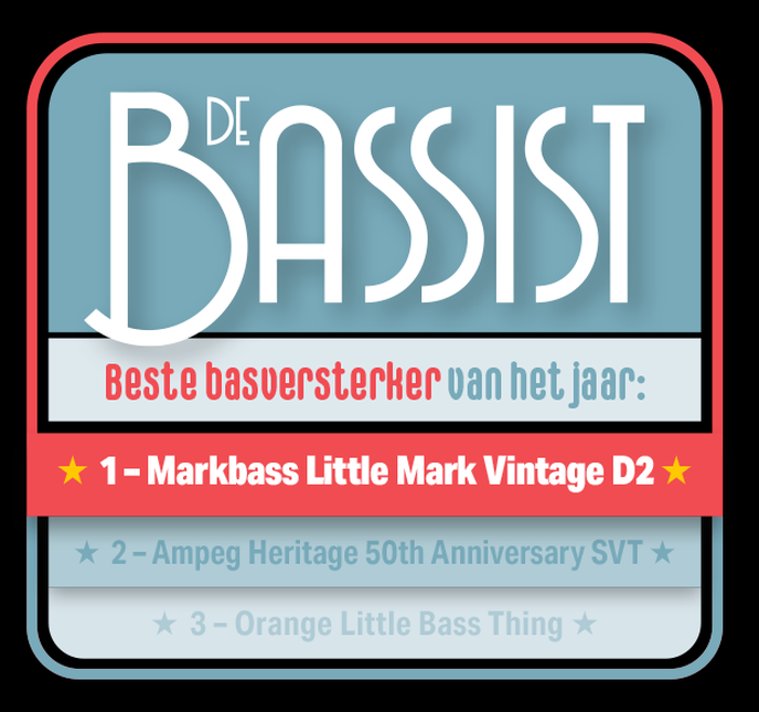 Beste basversterker van het jaar: Markbass Little Mark Vintage D2