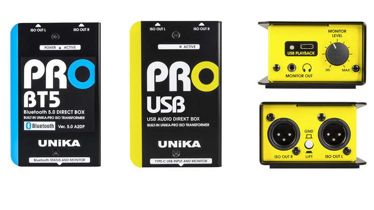Unika PRO-BT5 en PRO-USB