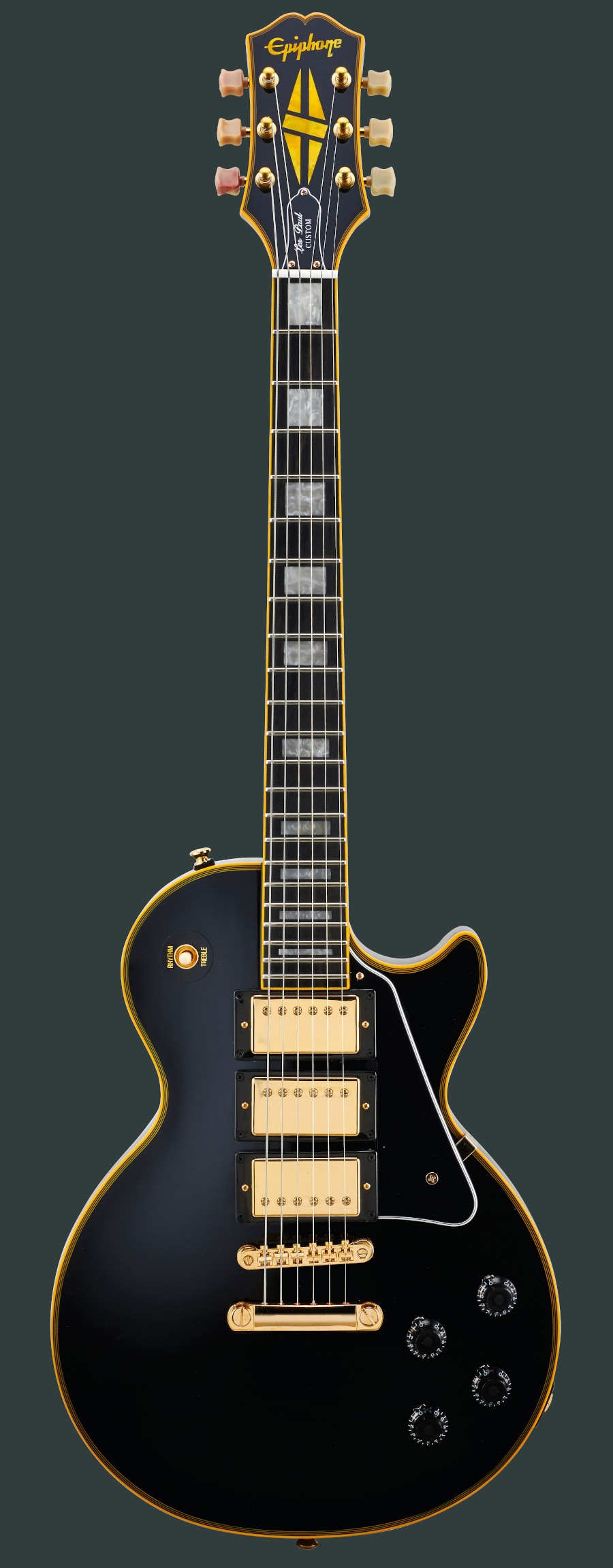 De Epiphone Joe Bonamassa Black Beauty Les Paul Custom Elektrische gitaar van het - Gitarist Poll Awards 2022 - Gitarist.nl