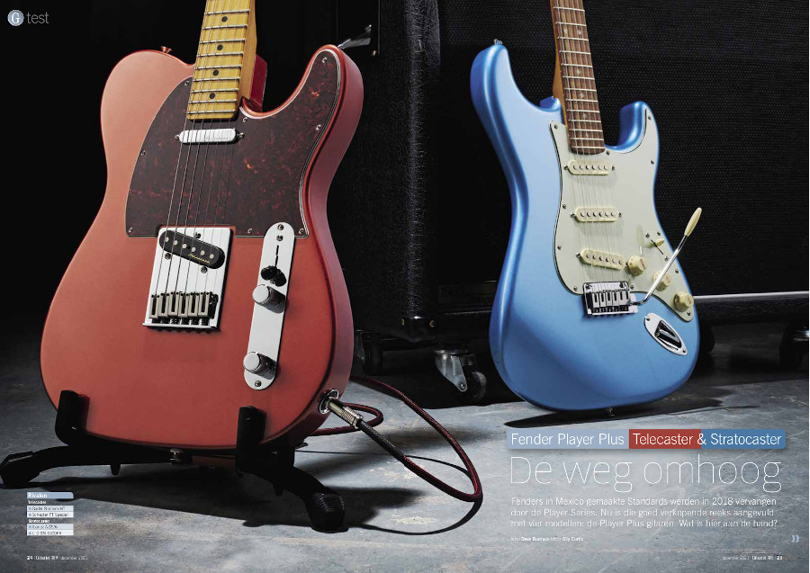 Fender Player Plus Telecaster & Stratocaster - test uit Gitarist 369