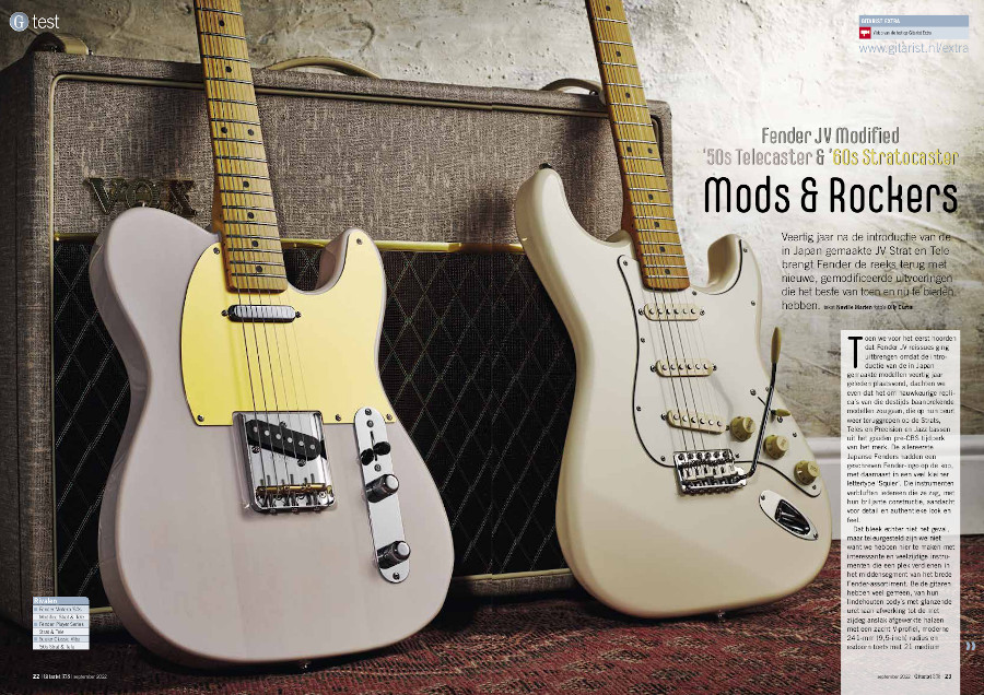 Fender JV Modified ’50s Telecaster & ’60s Stratocaster - test uit Gitarist 378